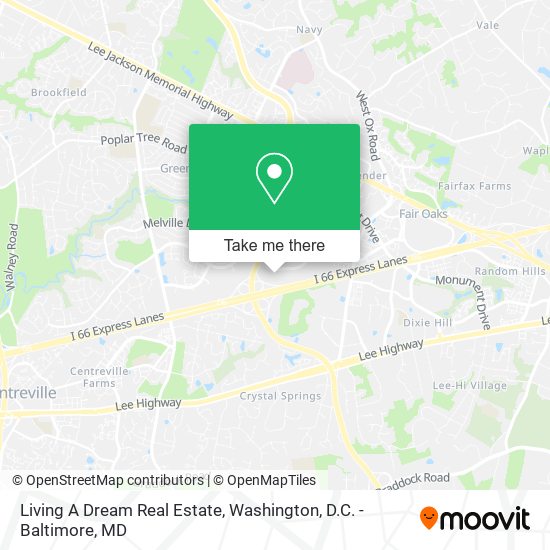 Living A Dream Real Estate map
