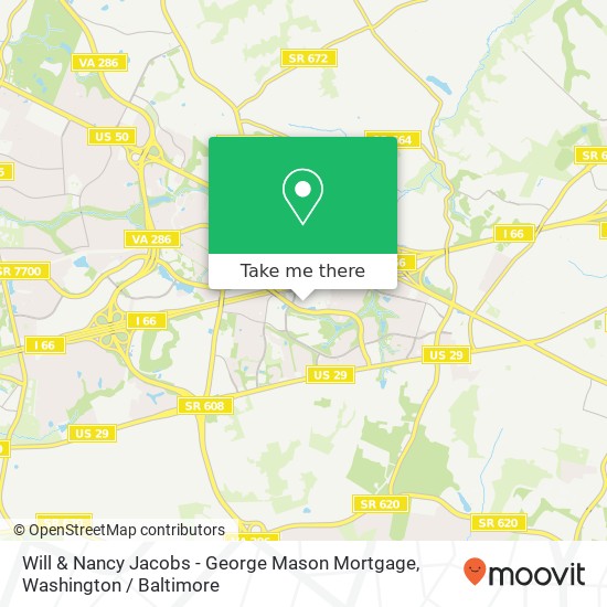 Will & Nancy Jacobs - George Mason Mortgage map