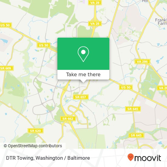 DTR Towing map