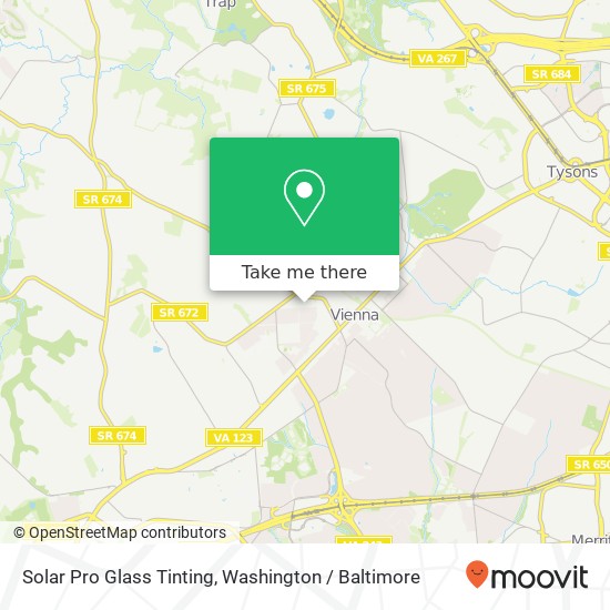 Solar Pro Glass Tinting map
