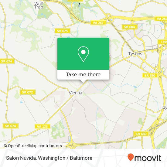 Salon Nuvida map