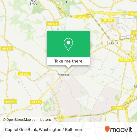 Mapa de Capital One Bank