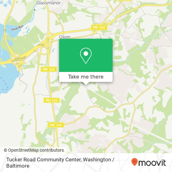 Mapa de Tucker Road Community Center, 1771 Tucker Rd