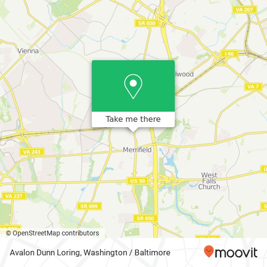 Mapa de Avalon Dunn Loring, 2750 Gallows Rd