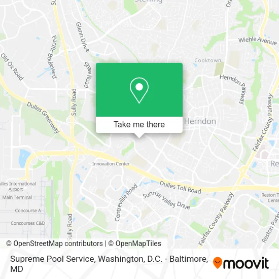 Mapa de Supreme Pool Service