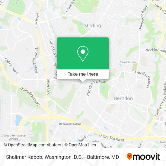 Mapa de Shalimar Kabob