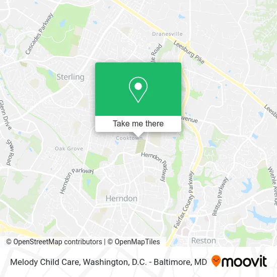 Melody Child Care map