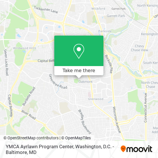 Mapa de YMCA Ayrlawn Program Center