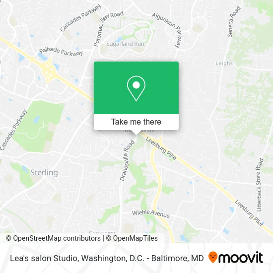 Lea's salon Studio map