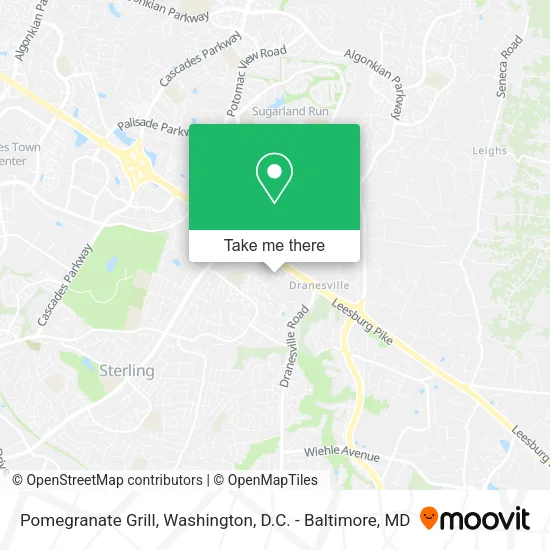 Mapa de Pomegranate Grill