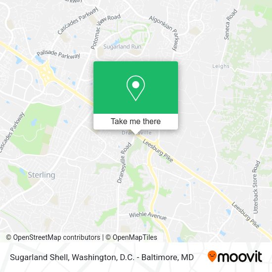 Sugarland Shell map