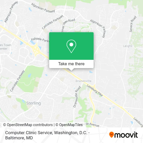Mapa de Computer Clinic Service