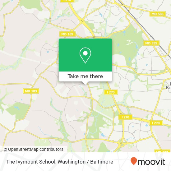 The Ivymount School map