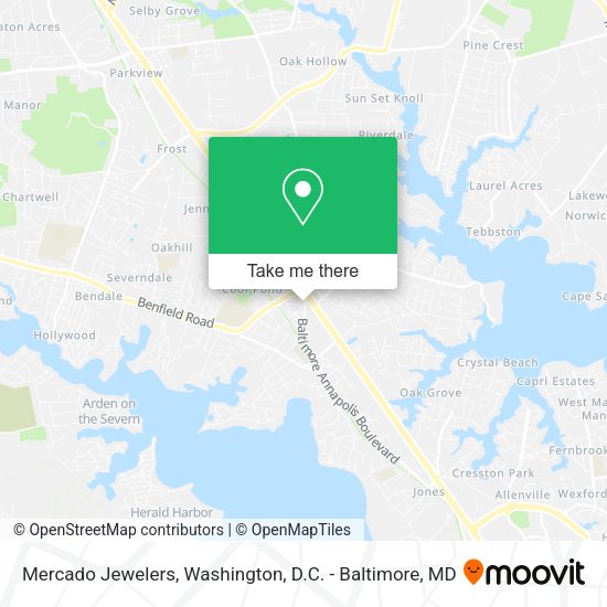 Mercado Jewelers map