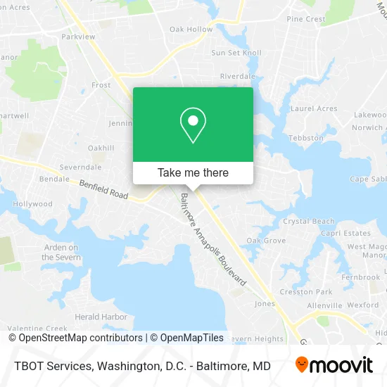TBOT Services map