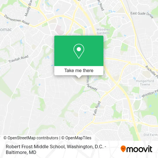 Mapa de Robert Frost Middle School