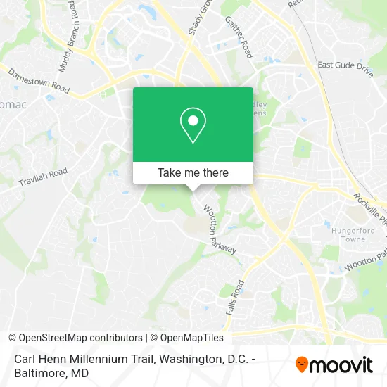 Mapa de Carl Henn Millennium Trail