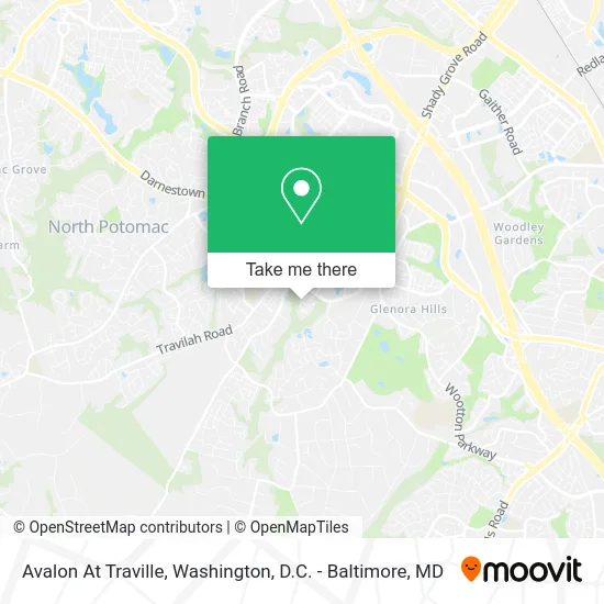 Avalon At Traville map