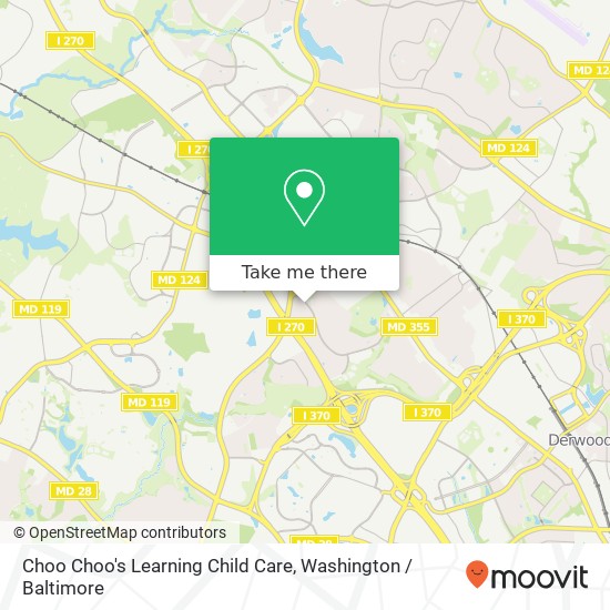 Choo Choo's Learning Child Care map