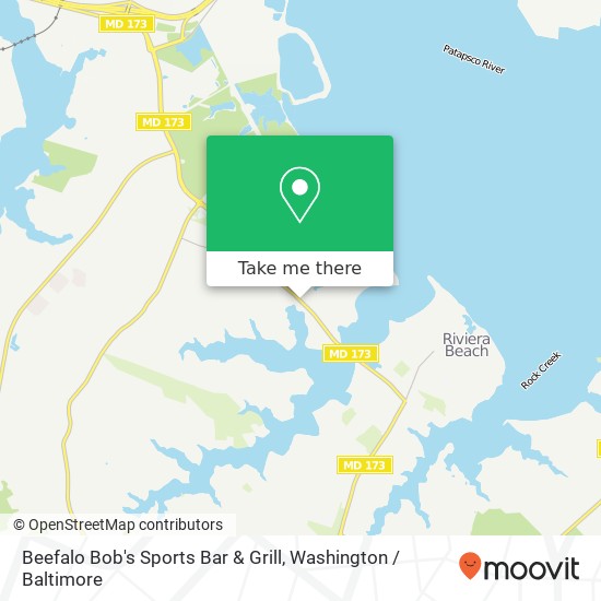 Mapa de Beefalo Bob's Sports Bar & Grill