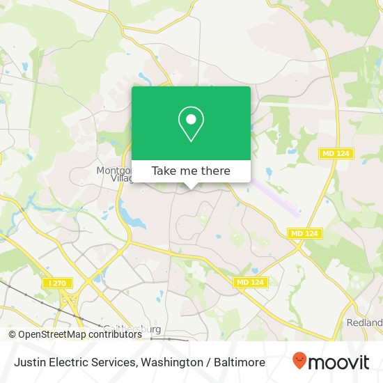 Mapa de Justin Electric Services
