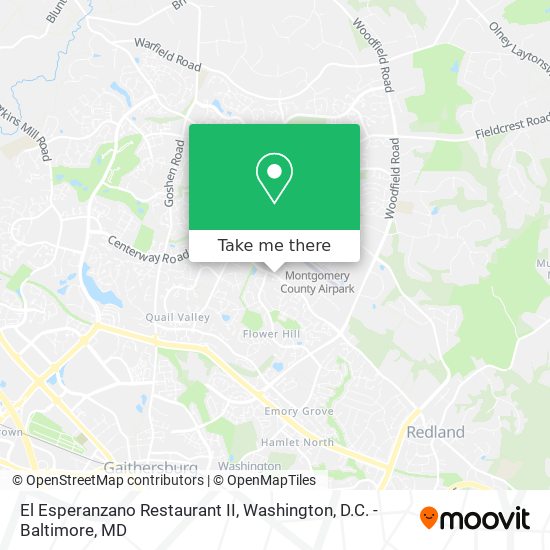Mapa de El Esperanzano Restaurant II