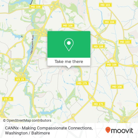 Mapa de CANNx - Making Compassionate Connections