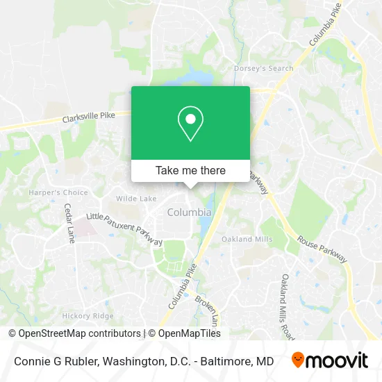 Connie G Rubler map