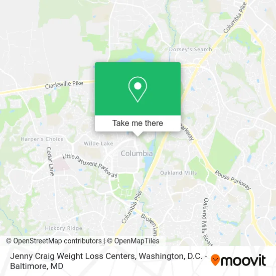 Jenny Craig Weight Loss Centers map