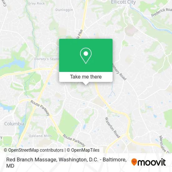Red Branch Massage map