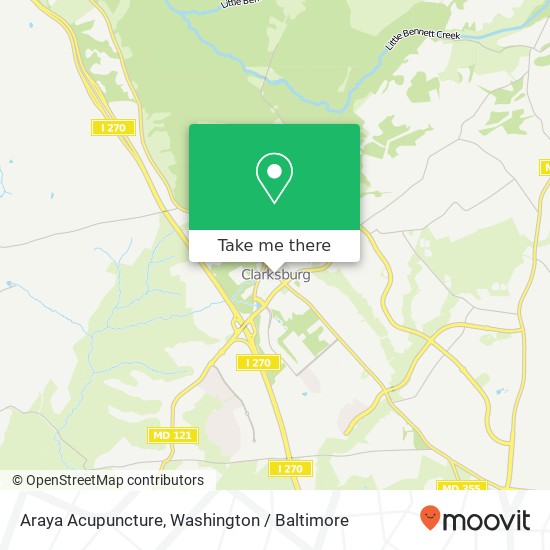 Araya Acupuncture map