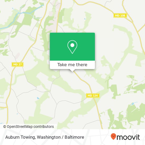 Auburn Towing map