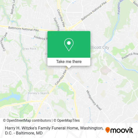 Harry H. Witzke's Family Funeral Home map