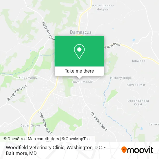 Woodfield Veterinary Clinic map