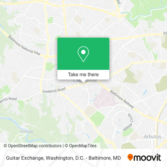 Guitar Exchange map