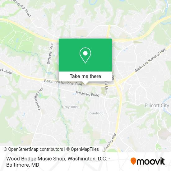 Wood Bridge Music Shop map