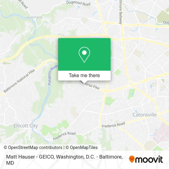 Matt Hauser - GEICO map