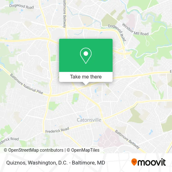 Quiznos map