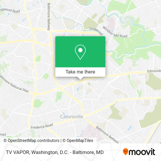 TV VAPOR map