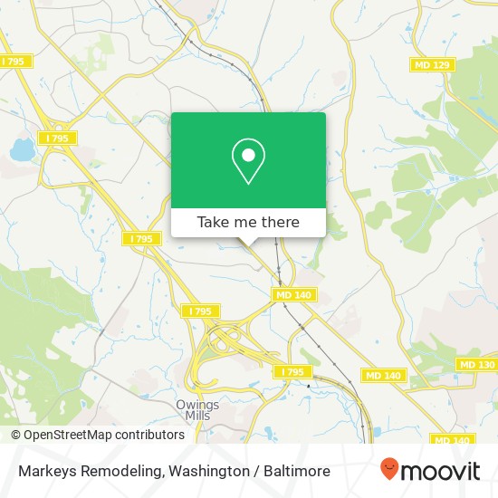 Markeys Remodeling map
