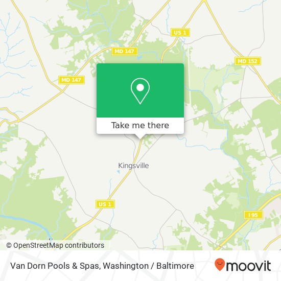 Van Dorn Pools & Spas map
