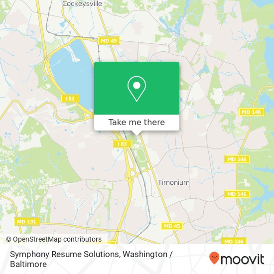 Symphony Resume Solutions map