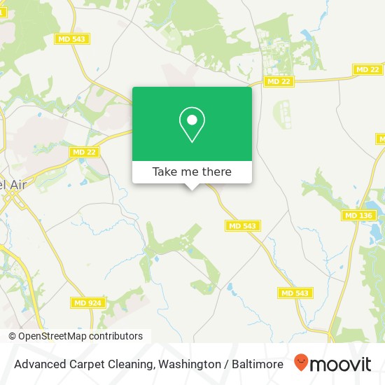 Advanced Carpet Cleaning map