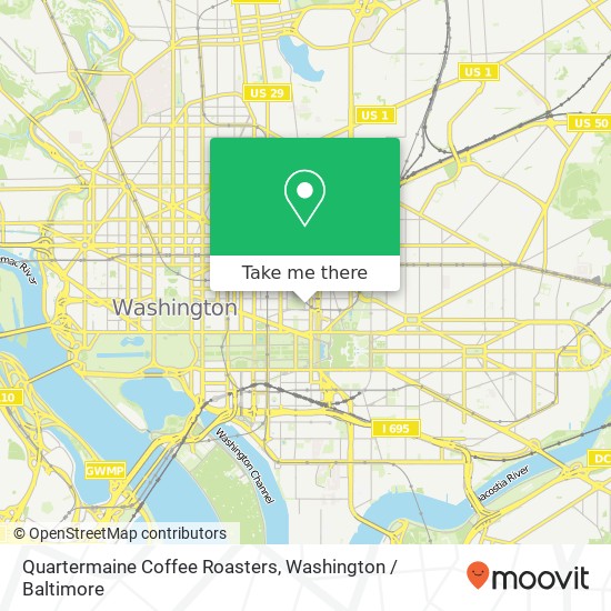 Quartermaine Coffee Roasters, 441 4th St NW map