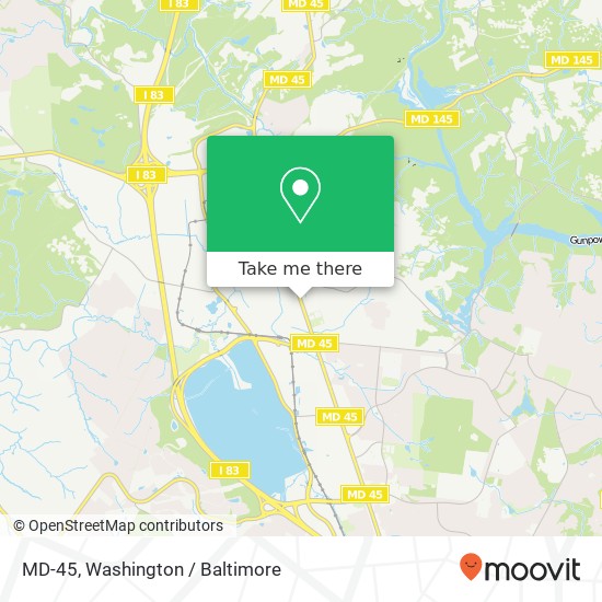 MD-45, Cockeysville, <B>MD< / B> 21030 map