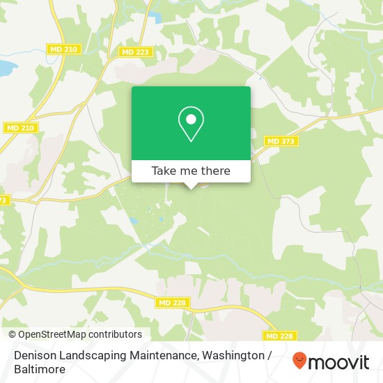 Denison Landscaping Maintenance, 3009 Accokeek Rd map