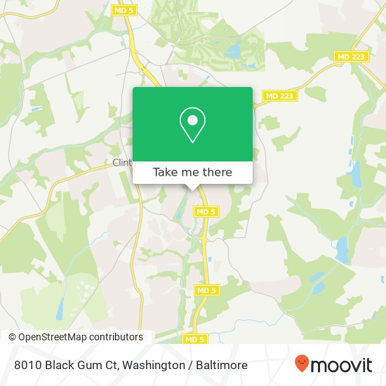 8010 Black Gum Ct, Clinton, MD 20735 map