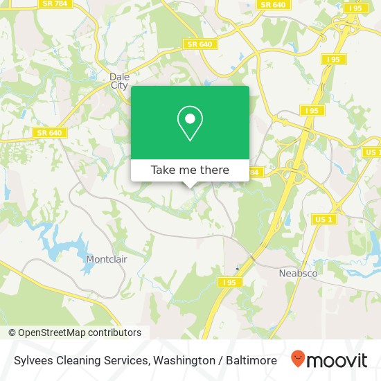 Mapa de Sylvees Cleaning Services, 3504 Carson Dr