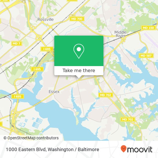 1000 Eastern Blvd, Essex, MD 21221 map