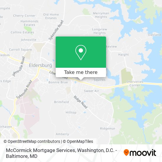 Mapa de McCormick Mortgage Services